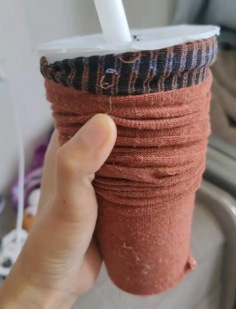 我自制的保温杯套