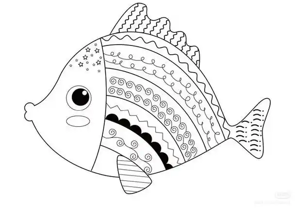 幼儿园美工区(线描画)素材图片