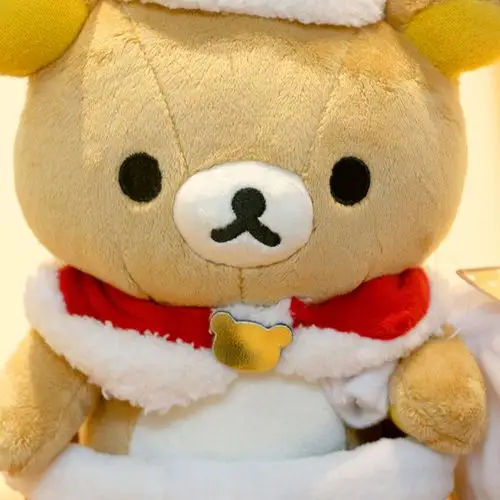 正版现货rilakkuma轻松熊易烊千玺毛绒玩偶毛绒布艺类玩具