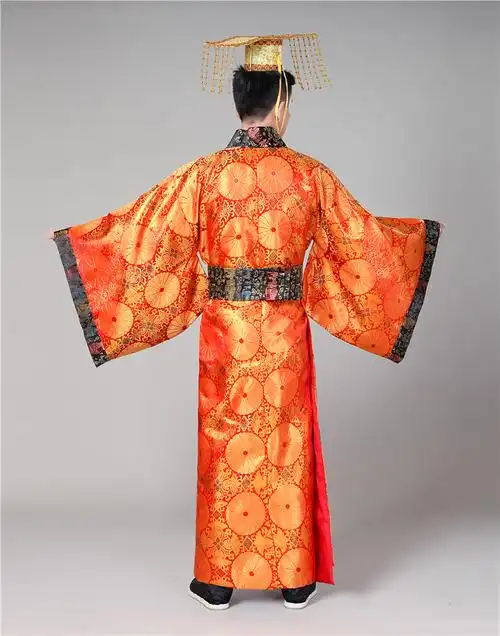 唐朝皇帝服装古装秦朝汉武帝古代龙袍汉太子男士儿童古装演出服春2020