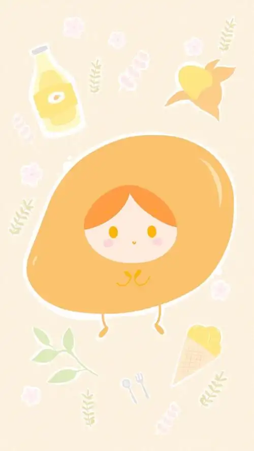 水果壁纸 萌萌哒芒果