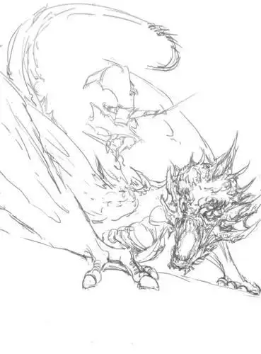 冰龙怎么画简笔画