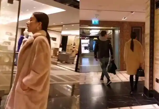 郭富城老婆方媛逛街买名牌相中2万块的外套花钱毫不手软