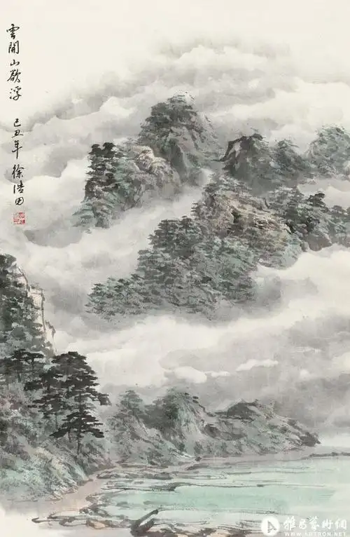 云开山欲浮_《徐浩田山水画集》_徐浩田作品展_徐浩田在线作品_徐浩田