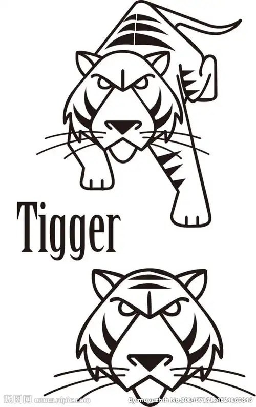 动物老虎素材设计图__其他图标_标志图标_设计图库_昵图网nipic.com