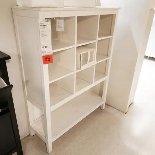 宜家汉尼斯搁架单元置物架收纳架层板架餐柜99x130x37搁板