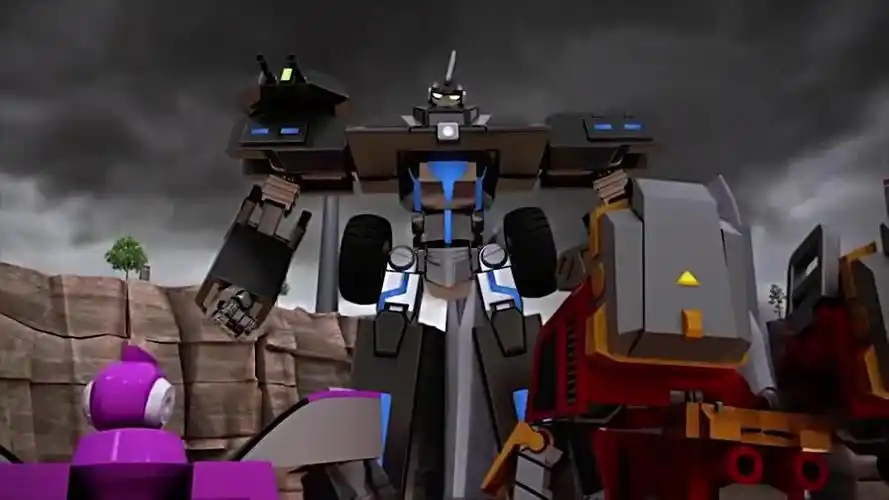 迷你特工队 太酷了!特工汽车完美变身作战