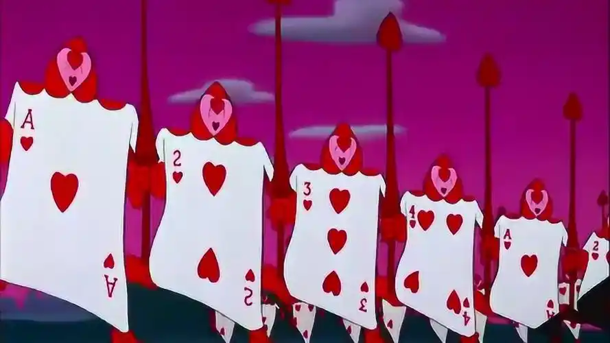 爱丽丝梦游仙境:扑克牌都长脚了,也是没谁了