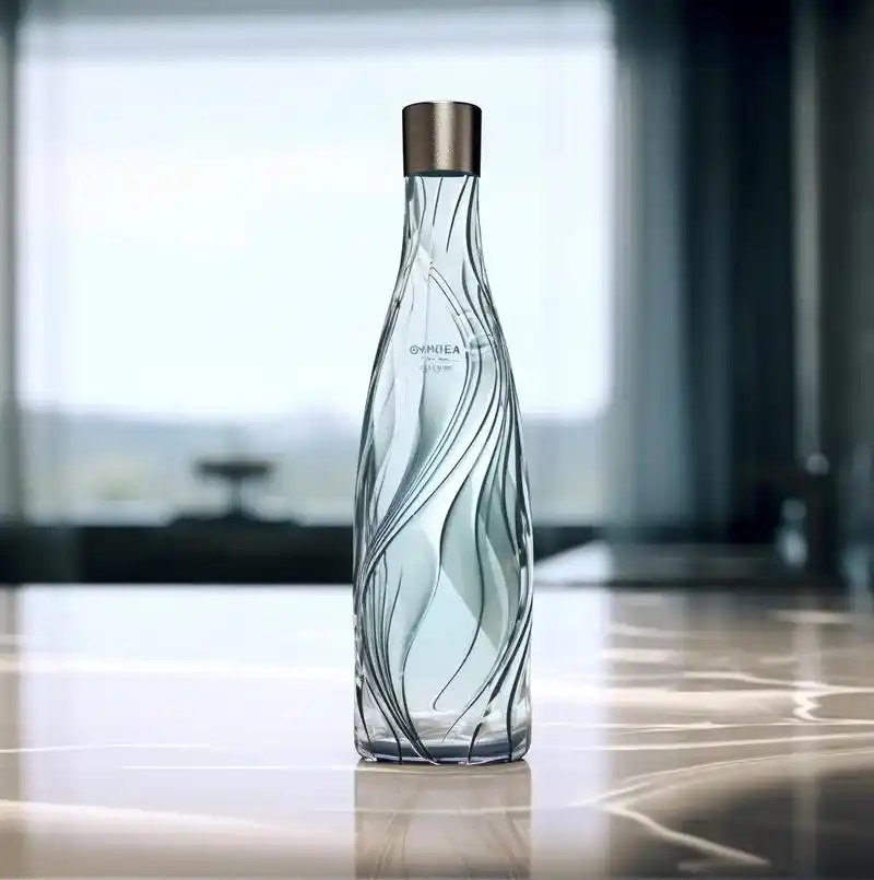 纯粹高级的矿泉水瓶设计.确定是ai原创设计的高级矿泉水瓶型! - 抖音