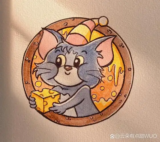 猫和老鼠简笔画