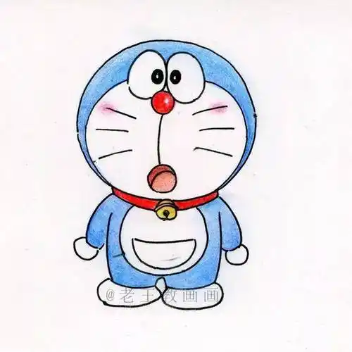 哆啦a梦简笔画 哆啦a梦简笔画带颜色