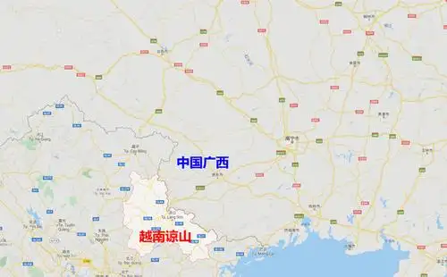 越南谅山省与中国广西边境处的情况
