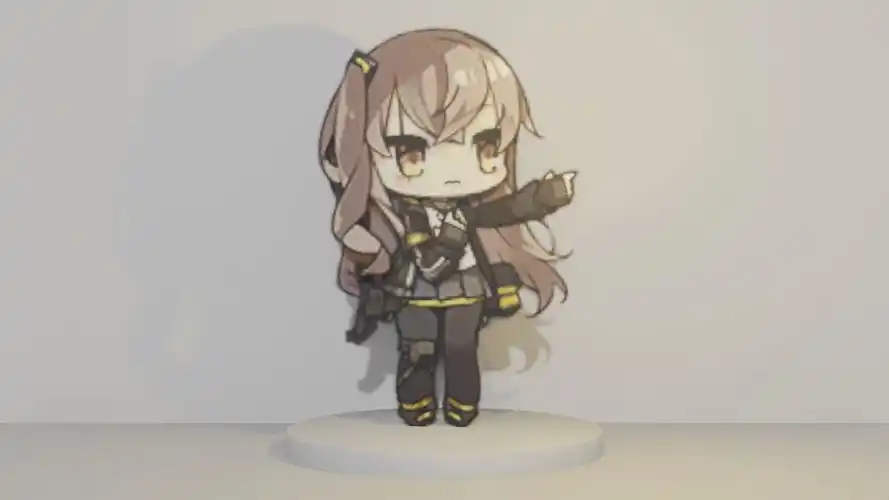 《少女前线模型配布》ump45