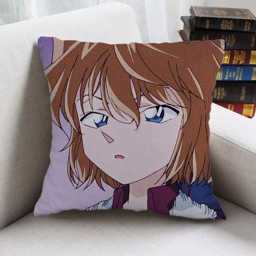 灰原哀抱枕 可定制动漫枕头双面名侦探柯南周边二次元靠枕靠垫生日