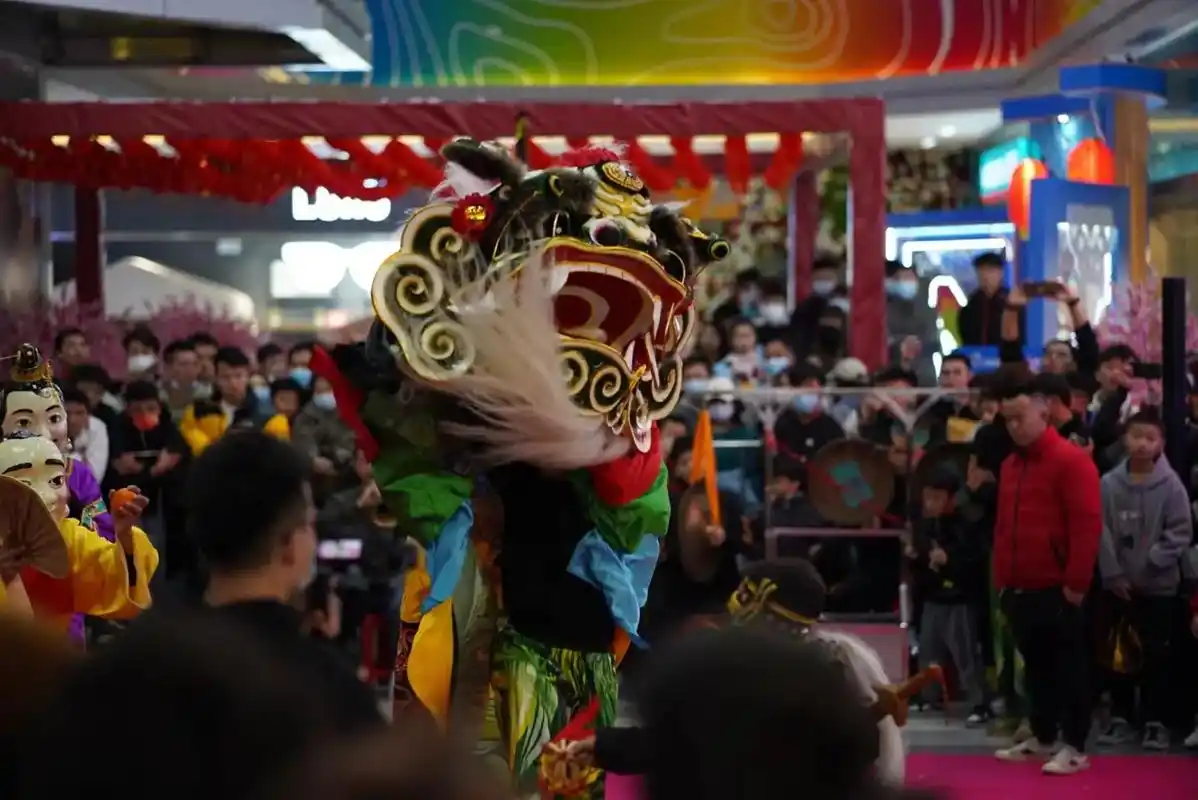 岚的春夏秋冬4:虎狮.摄于2月18日显达广场#汕尾 #舞狮  - 抖音