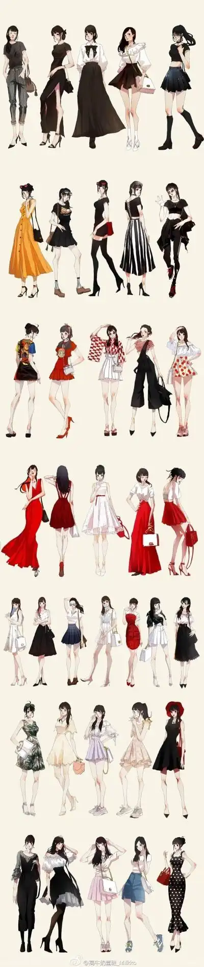 图片 少女立绘,少年 美少年 帅哥 妖孽 萌 cp 人设,萌妹 动漫服装素材