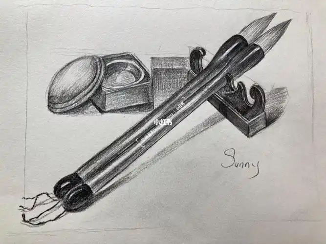 素描毛笔