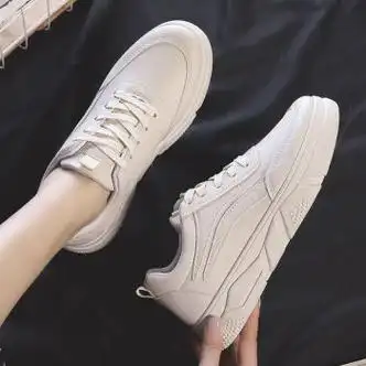 大东小白鞋春秋季时尚百搭平底单鞋户外防滑耐磨校园轻便女鞋女单109