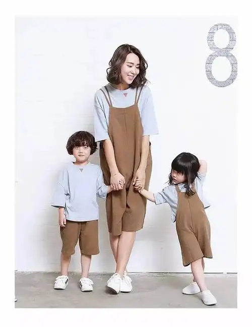 穿这样的亲子装出游,带大小情人出门超有面子!