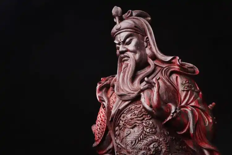 印度小叶紫檀,神将关云长