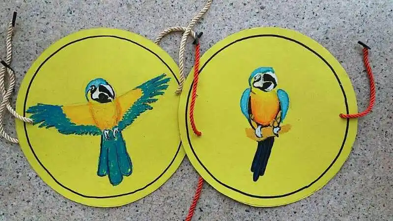 美术教师制作的精美教具