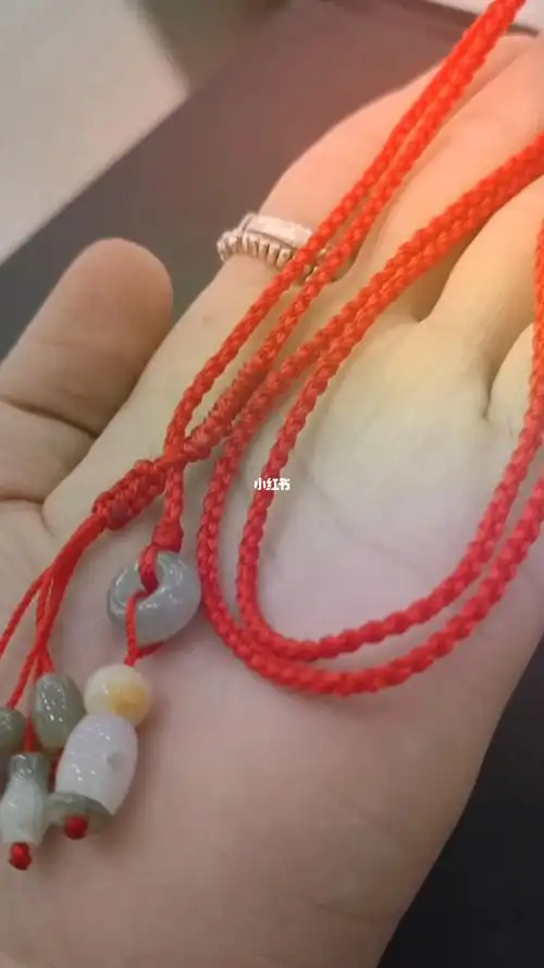 本命命腰链纯手工编绳翡翠平安扣