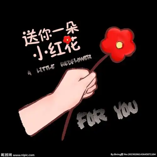 送你一朵小红花