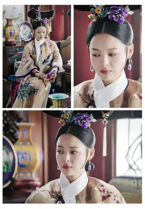 《如懿传》嘉贵妃9套服装与9种唇色,辛芷蕾的福利真好