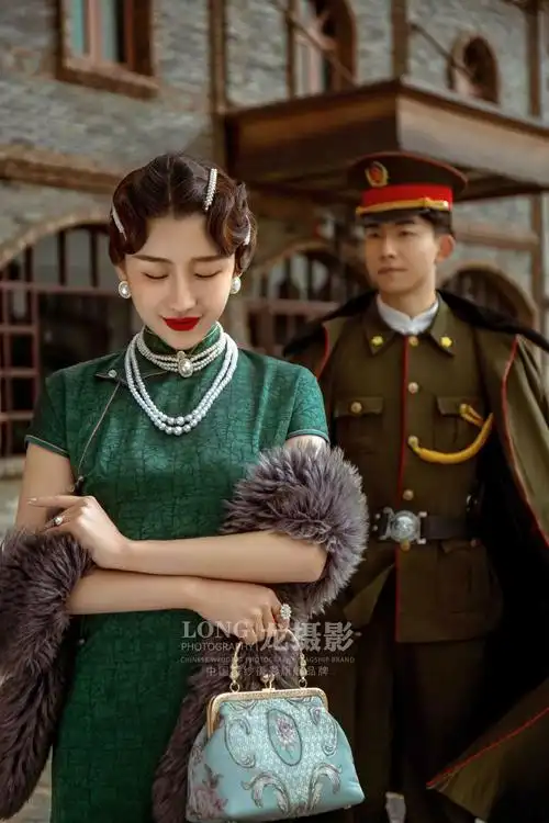 龙摄影丽丽 的想法: 救命6015 这个军阀太太婚纱照真的太上头