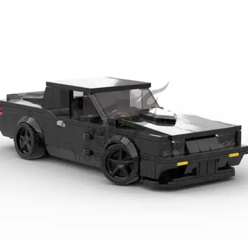 moc积木兼容乐高 135486 别克grand national 拼装speed8格车模型