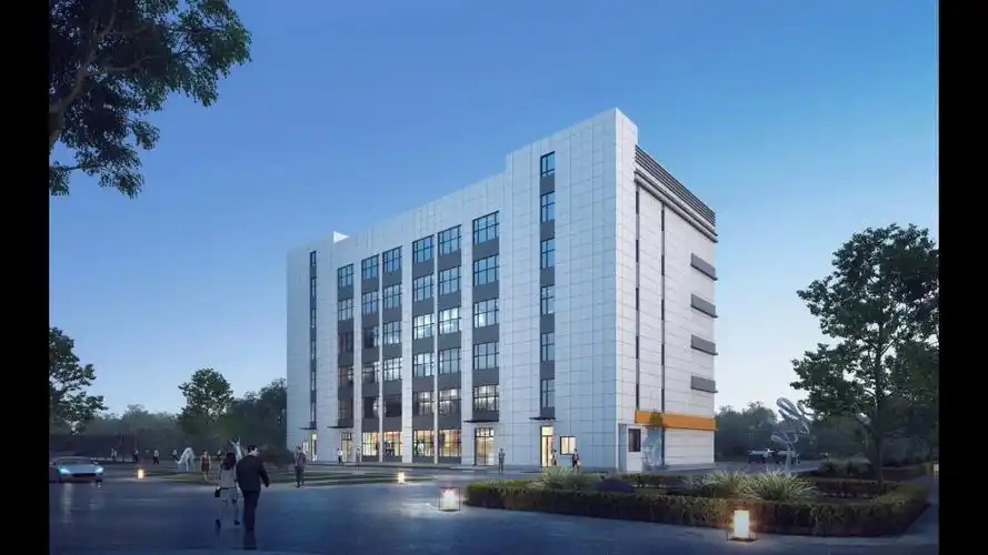 一套厂房办公楼效果图