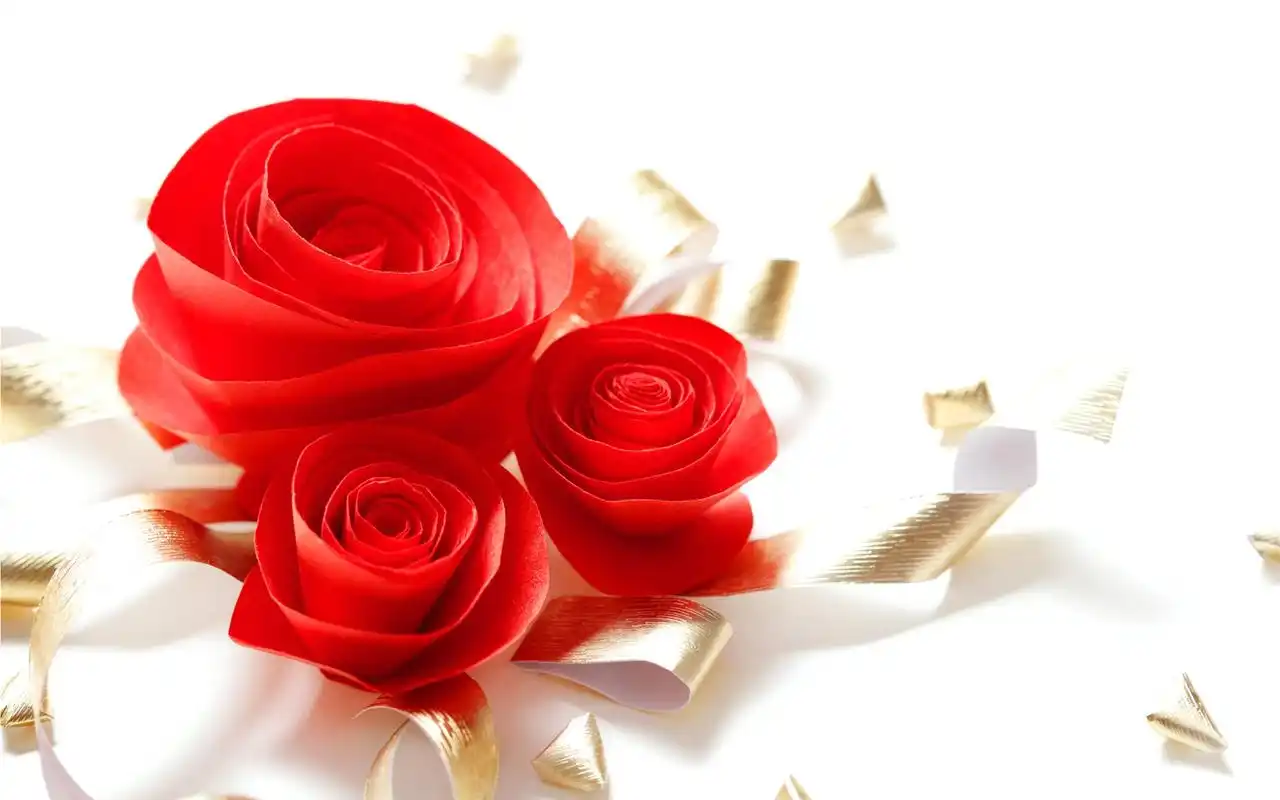 情人节浪漫红玫瑰花束宽屏壁纸图片高清大图预览1920x1200_节日壁纸
