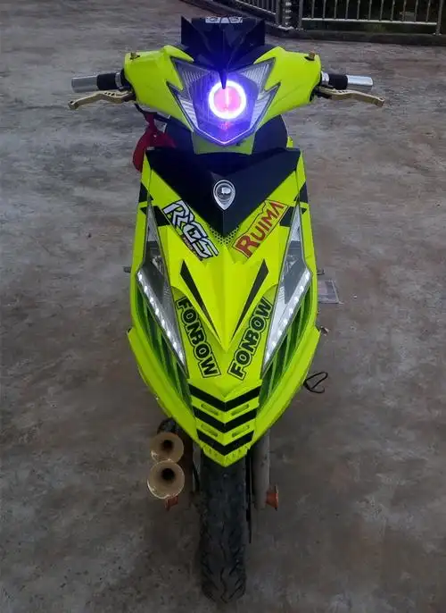 鬼火rsz改装大灯总成一代二 三代战速gy6全套灯具前后转向灯尾灯