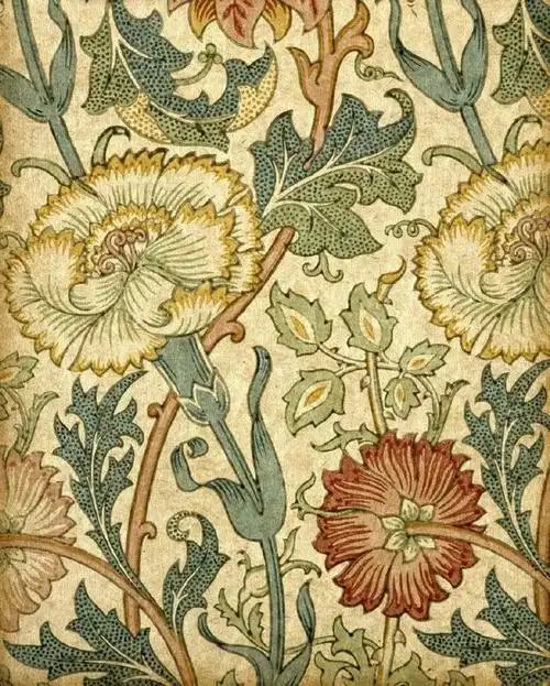 英国艺术家william morris点纹样设计作品欣赏