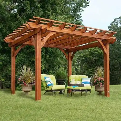 葡萄架凉亭作为户外休闲空间的一种特殊形式,正以其独特的设计理念和