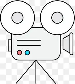 电影里电影放映机放映机简笔画大全电影放映机简笔画彩色老电视简笔画