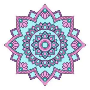 曼陀罗颜图片-曼陀罗颜素材-曼陀罗颜插画-摄图新视界