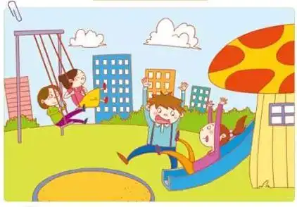 小学二年级看图写话-滑滑梯