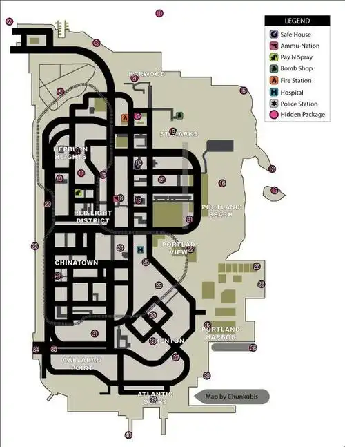 问侠盗猎车手自由之城,所有的隐藏包裹和暴力事件在哪? 最好有截图.