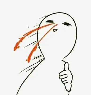 流鼻血? 仰头,用纸塞上!