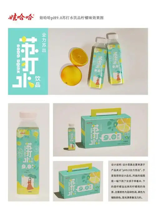 娃哈哈苏打水团队作品