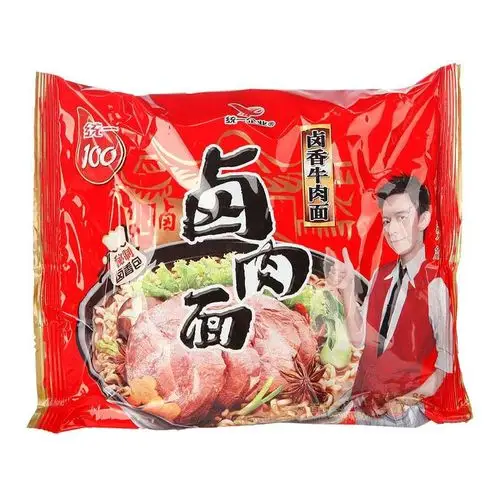 统一100 卤肉面方便面(五合一)112g*5包
