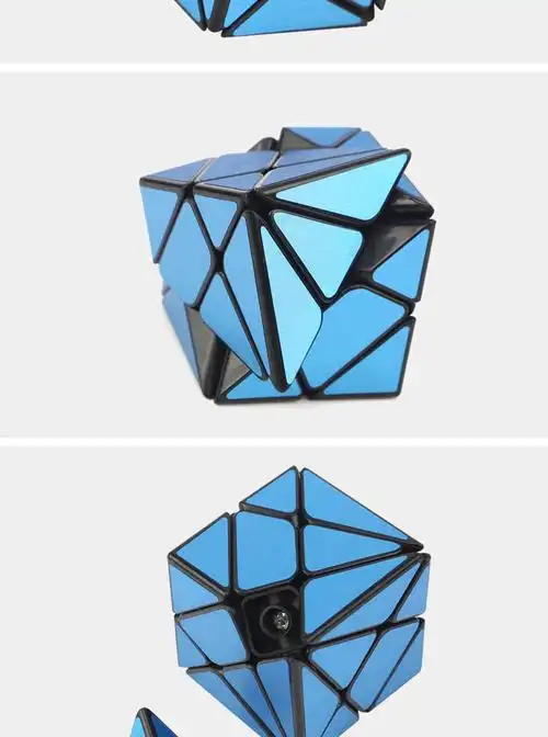 新品 永骏拉丝款变幻金刚三剑客魔方异形三阶魔方 创意玩具
