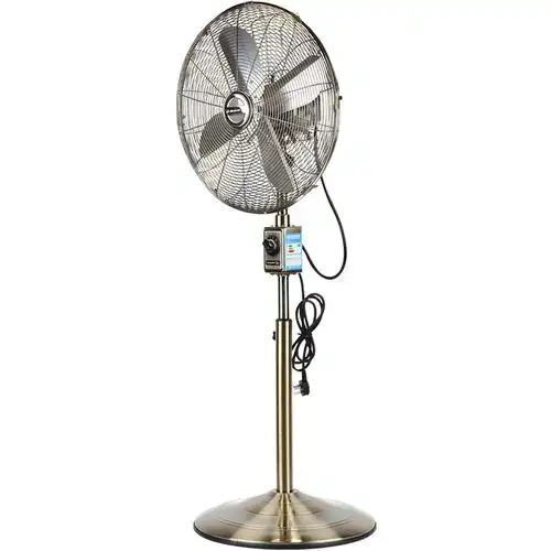 金羚jinling落地扇复古青铜电风扇仿古金属怀旧坐地扇 fs-40f4