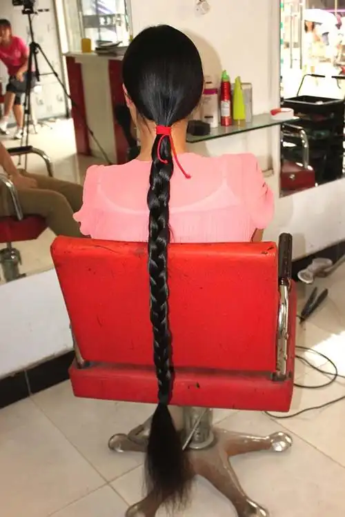 剪下过膝的乌黑大辫-北京(face)-100#(43)