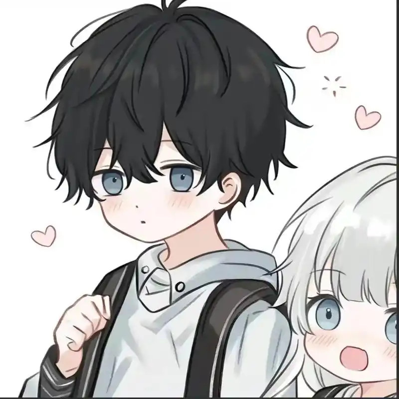 可爱超萌的动漫情侣头像.#情侣头像 #优质情头 #优质头像动 - 抖音