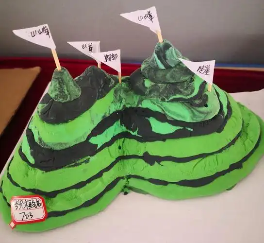 "小制作 大地理"模型制作指尖上的地图