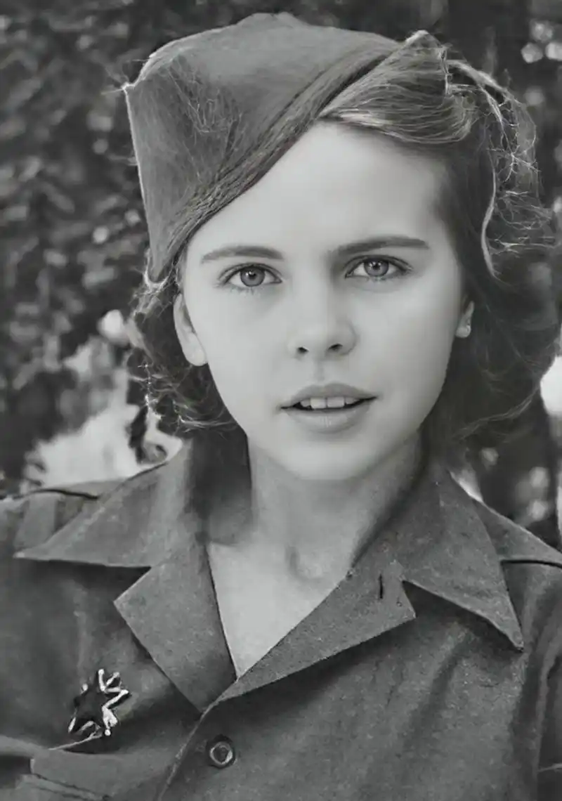 照片里这位美丽的女子叫阿尔比娜·马利·霍切瓦尔,她是第二次世界