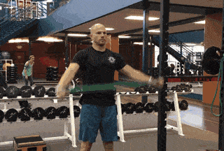 动图教程弹力带全身训练动作大全