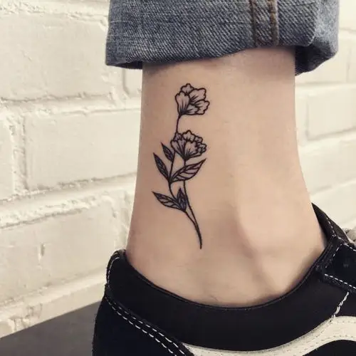 纹身参考～女生脚踝纹身(点击阅读全文,100张图片供您参考)!